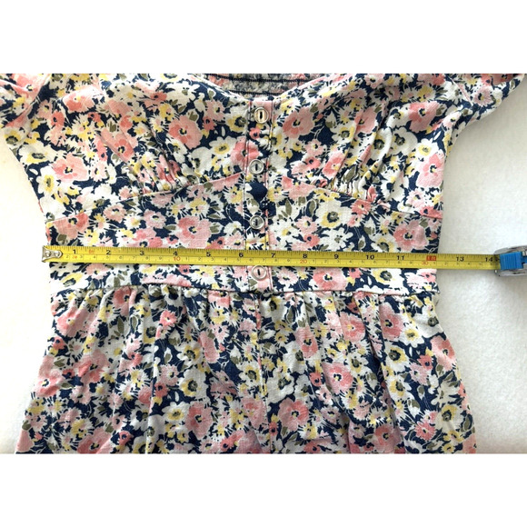Lily Rose Romper Puff Sleeve Floral Juniors Size Small Vacation Resort‎ Wear - Picture 5 of 9